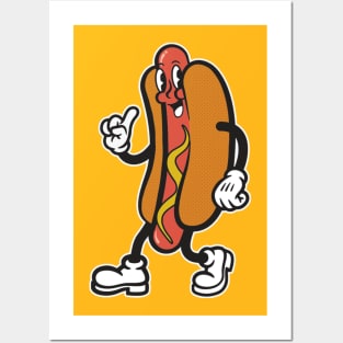 Hot Dog Posters and Art